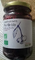 Mängden socker i Confiture extra myrtille bio