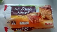 Mängden socker i Pain d'épices fondant au miel