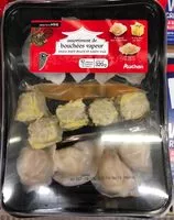 Mängden socker i Recette d'ASIEAssortiment de bouchées vapeursauce aigre douce et sauce soja4 hacao au poulet - 4 hacao aux crevettes - 4 xiu mai au porc12 pièces + 2 sachets de sauce