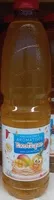Mängden socker i Auchan - Eau de source saveur exotique - avec jus de fruits à base de concentrés