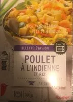 Mängden socker i Riz poulet à l'indienne 300g