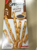 Mängden socker i Gressins sésame pavot