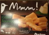 Mängden socker i Crêpes fourrées au Comté