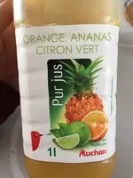 Mängden socker i Cocktail de fruits - orange ananas citron vert - 100% pur jus - naturellement riche en vitamine C