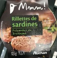 Mängden socker i Rillettes de sardines préparées en BretagneAstuce sur le facing : à déguster frais