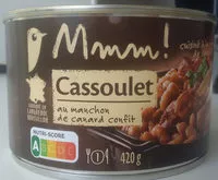 Mängden socker i Cassoulet au manchon de canard confit