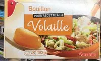 Mängden socker i Bouillon pour recette a la volaille