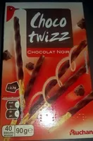 Mängden socker i Choco Twizz chocolat noir