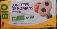 Mängden socker i Lunettes de Romans myrtille BIO