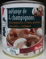 Mängden socker i Mélange de 4 champignons