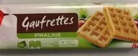 Mängden socker i Gaufrettes praliné noisette