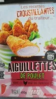 Mängden socker i Aiguillettes de poulet panées crousty
