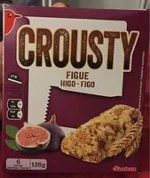 Mängden socker i Barres de céréalesFigue