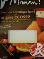 Mängden socker i Saumon Atlantique fumé origine Ecosse