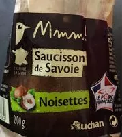 Mängden socker i Saucisson sec de Savoie Noisette