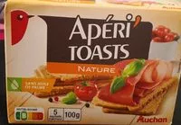 Mängden socker i Apéri toasts grillés nature