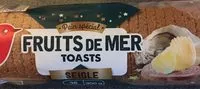Mängden socker i Toast rond seigle fruit de mer