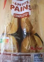Mängden socker i 6 Petits pains précuits spéciaux à la farine de blé complète