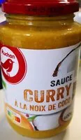 Mängden socker i Sauce Curry à la noix de coco