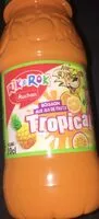 Mängden socker i Tropical - Boisson aux jus de fruits à base de concentrés