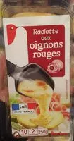 Mängden socker i Raclette aux oignons rouges