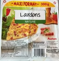 Mängden socker i Lardons nature qualité supérieure