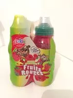 Mängden socker i Fruits Rouges - Boisson aux jus de fruits à base de concentrés