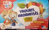 Mängden socker i LES AROMATISES SANS arome artificiel Saveurs :Fraise / Framboise / Abricot / Banane / VanillePicto : Lait Origine France