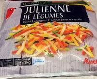 Mängden socker i Julienne de légumes Céleri, courgette, carotte jaune, carotte