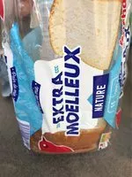 Mängden socker i Pain de mie nature extra moelleux