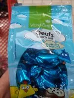 Mängden socker i Œufs choco lait et éclats de biscuits