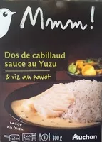 Mängden socker i Dos de cabillaud, sauce au yuzu & riz au pavot