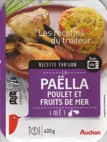 Mängden socker i Paella poulet et fruits de mer