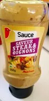 Mängden socker i Sauce saveur steak & oignons