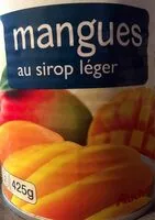 Mängden socker i Mangues en tranches au sirop léger