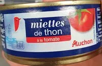 Mängden socker i Miettes de Thon listao a la tomate 1/5