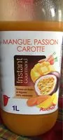 Mängden socker i Instant gourmand - Mangue Passion Carotte - Teneur en fruits et légume : 50% minimum
