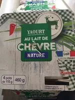 Mängden socker i Yaourt au lait de chèvre nature