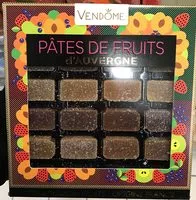 Mängden socker i Les pâtes de fruits d'Auvergne