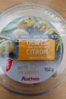 Mängden socker i Olives vertes dénoyautées aux zestes de citron