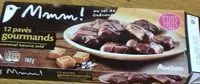 Mängden socker i Gourmandises caramel au sel de Guérande biscuit croquant enrobé au chocolat au lait