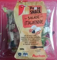 Mängden socker i Salade italienne dés de poulet rôti, tomates mi-séchées marinées, croûtons, mozzarella, olives noiressauce vinaigrette au vinaigre balsamique