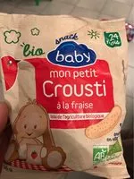 Mängden socker i Mon petit crousti a la fraise
