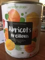 Mängden socker i Oreillons d'abricots au sirop léger