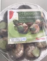 Mängden socker i 24 escargots préparés à la Bourguignonne, Belle grosseur