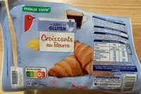 Mängden socker i Croissants au beurre sans gluten x 2