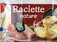 Mängden socker i Raclette nature