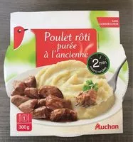 Mängden socker i Poulet rôti purée à l'ancienne