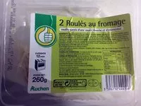 Mängden socker i Roulés au fromage