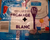 Mängden socker i Doux et onctueuxfromage fraisdemi ecreme